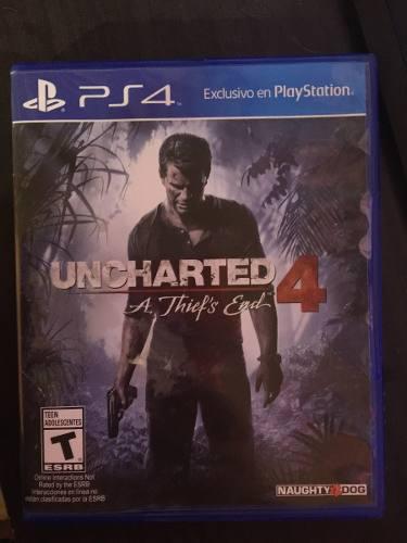 Juego De Play Station 4. Uncharted 4 A Thief's End