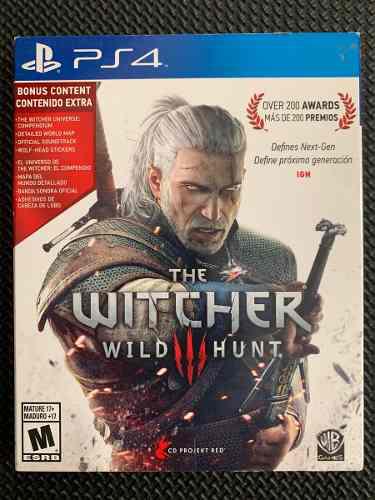 The Witcher 3: Wild Hunt (juegos Ps4) Y Extras