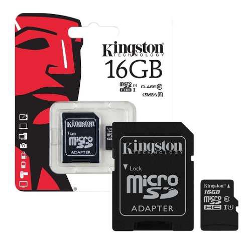 Kingston Microsd Hc Clase 4 16 Gb + Adaptador