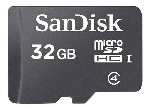 Tarjeta De Memoria Microsd 32gb Sandisk Clase 4 C/adaptador