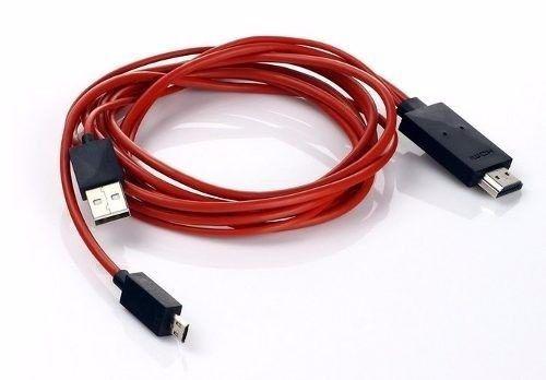 Cable Mhl Micro Usb Hdmi Sony Xperia,z3 Samsung S3.s4 Tablet