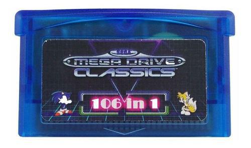 Gba Sms 106 En 1 Tarjeta De Juego Mega Drive Sega Maestro Si