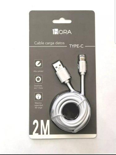 Cable Carga Datos Marca 1hora Tipo C 2mts