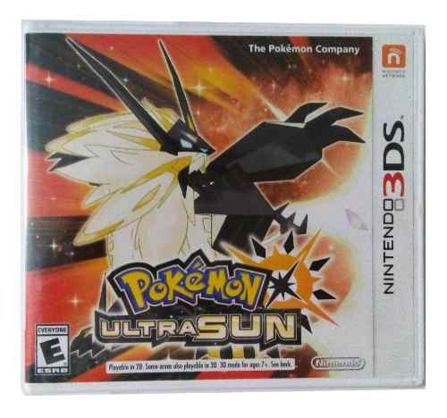 Pokemon Ultra Sun Nintendo 3ds Nuevo N3ds Ash Pikachu