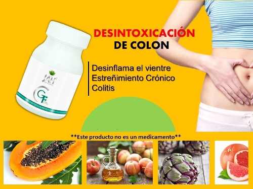 Gf Caps Noche - Desintoxicación De Colon - Live Nutrition
