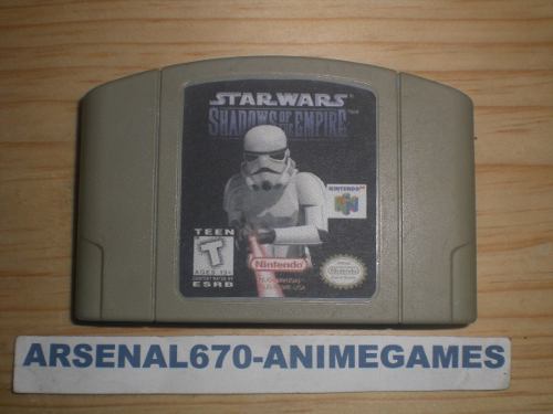 Nintendo 64 Star Wars Shadow Of The Empire Sombras N64