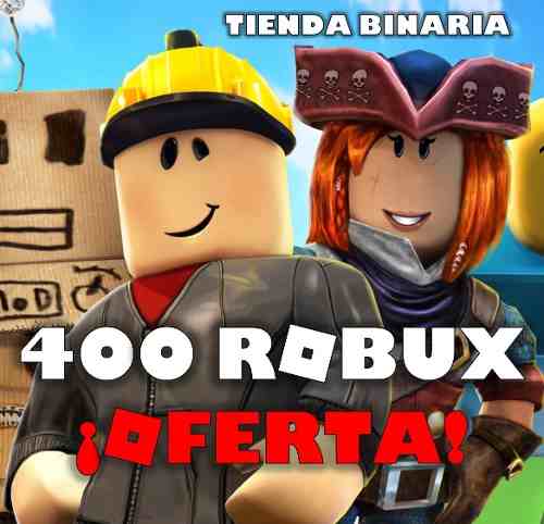 400 Robux En Roblox ¡oferta Limitada!