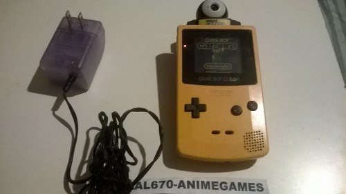 Game Boy Color Amarilla Game Boy Camara Amarilla Elimina Gbc