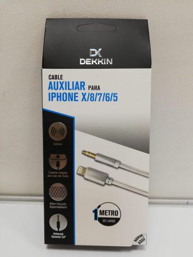 Cable Auxiliar Lightning Para iPhone 5 Al X Precio Mayoreo