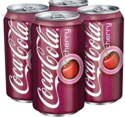 Coca Cola Cherry 6 Pack De 355 Ml Cada Lata.