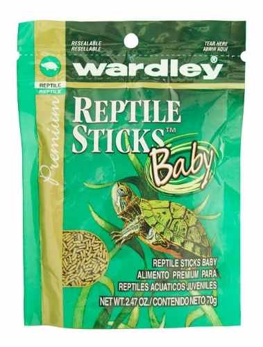 Alimento Reptile Stiks Baby Bebe Tortuga 70 Gr. Wardley