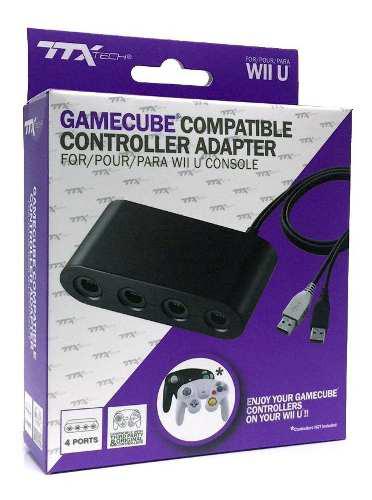 Adaptador Controles Gamecube Wii U Smash Bros Original Ttx