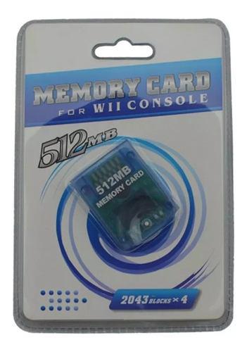 Memory Card Wii Gamecube 512 Mb Memoria Gamecube Wii 512 Mb