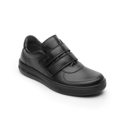Zapato Casual Escolar Flexi Niño  Negro