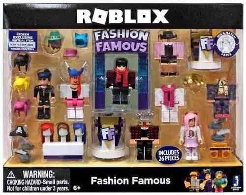 Juguete Roblox Fashion Famous Pack 26 Piezas