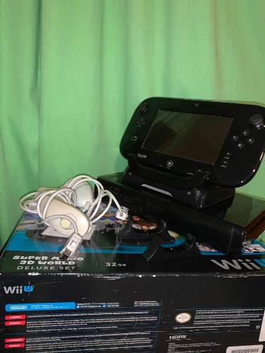 Wii U 32gb Usado Color Negro