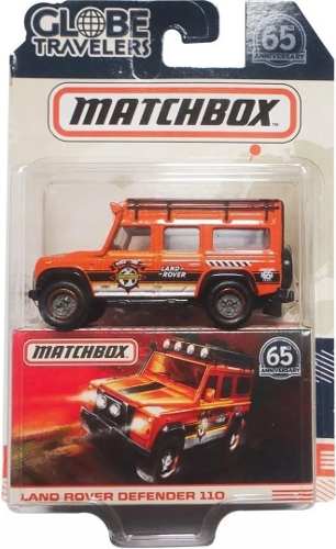 Matchbox Land Rover Defender 110 Globe Travelers Mattel