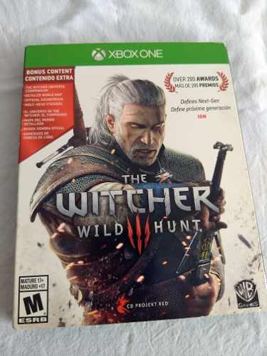 Juego The Witcher Wild Hunt Xbox One Original Bonus Contenid