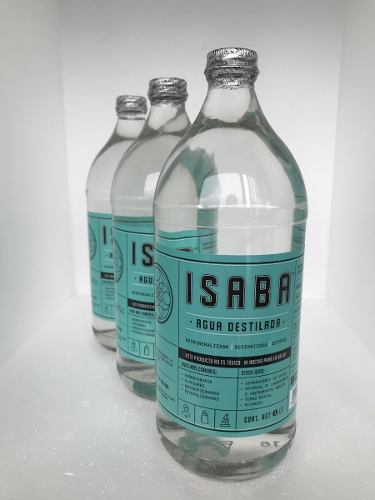 Agua Destilada Isaba 1 Litro