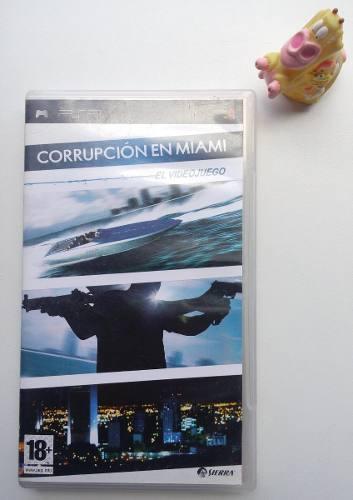 Corrupción En Miami Miami Vice Play Station Psp Garantizado