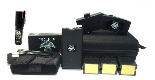 Paquete Stun Gun Distancia Police + 1 Taser Pequeño