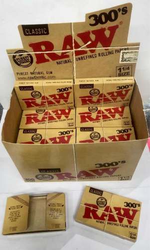 Caja C/40 Pzs De Raw 300s Clásico Original + Envió Gratis!