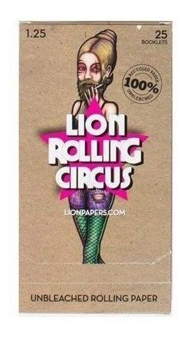 Caja De Papel Sin Blanquear Lion Rolling Circus