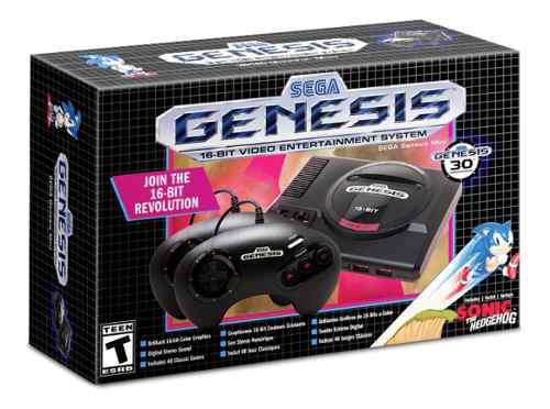 Consola Sega Genesis Mini 42 Juegos 2 Controles