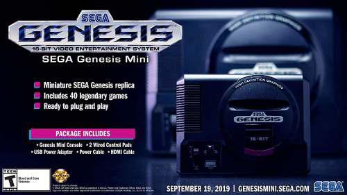 Consola Sega Genesis Mini Classic Edition Nueva