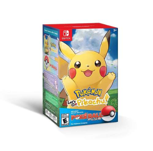 Pokémon Lets Go, Pikachu Poké Ball Plus Pack Switch A