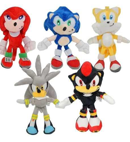 Sonic Peluches Colección 5 Pzas