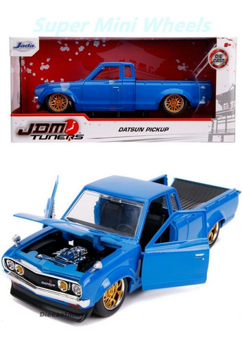 Datsun 620 Pick Up  Azul Jdm Tuners Escala 1:24 Jada