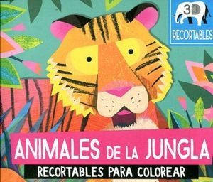 Animales De La Jungla -recortables Para Colorear 3d-