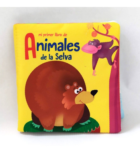 Animales De La Selva - Libro De Tela