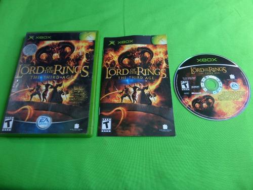 Juego Original The Lord Of The Rings The Third Age Xbox