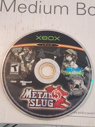 Metal Slug 5 Xbox Clasico Solo Disco Muy Buena Condicion ++