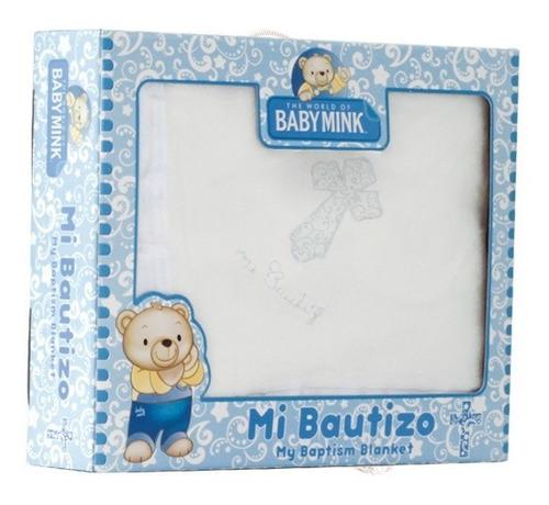 Baby Mink Cobertor Mi Bautizo