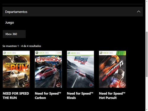 Need For Speed Coleccion Xbox 360