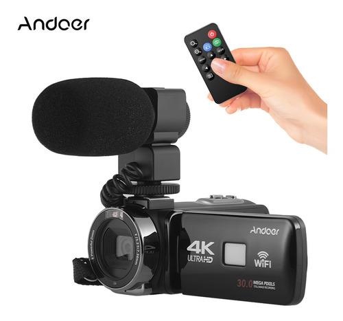 Andoer 4k Ultra Hd Wifi Cámara De Video Digital