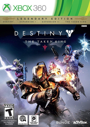 Destiny The Taken King Legenday Edition Xbox 360 Nuevo