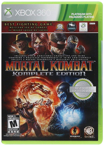 Mortal Kombat Komplete Edition Xbox 360 (en D3 Gamers)