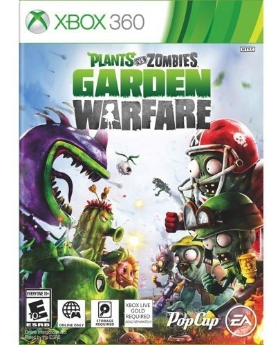 Plants Vs Zombies Garden Warfare Xbox 360 - Envío Gratis -