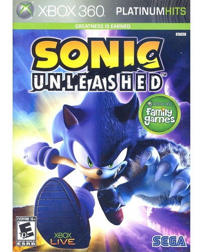 Sonic Unleashed X360 Nuevo