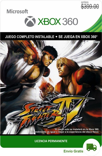 Street Fighter Iv Xbox 360 * Envío Gratis