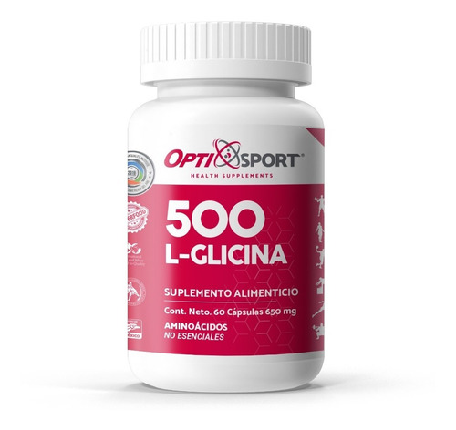 L-glicina 500 Con 60 Caps.