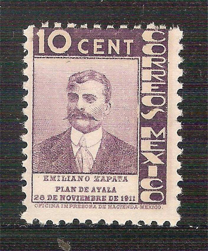  Emiliano Zapata Sc. 723 Mnh Aniv. Plan De Ayala