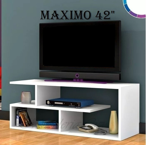 Mueble Mesa Para Tv Led Rack 100 Cm Blanco