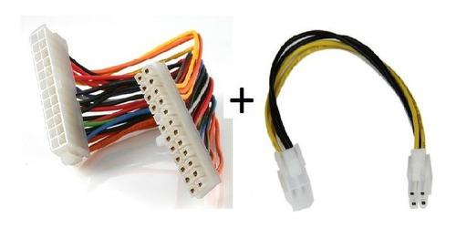 Cable Extensión Fuente Poder 24+4 Pin Macho/hembra Startech