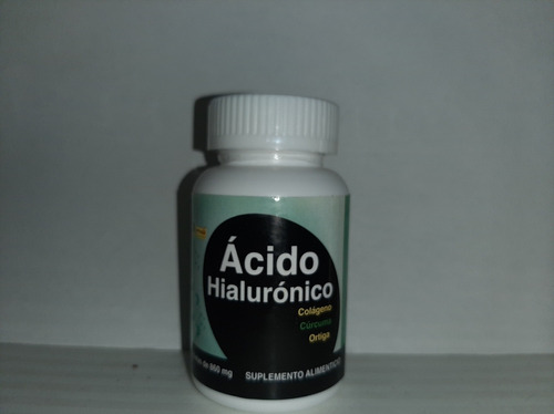 Frasco De Acido Hialurónico, Colageno 30 Pastillas