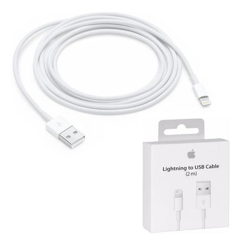 Cable Cargador Lightning 2 Mts iPhone 5/6/7/8/x iPad Orig